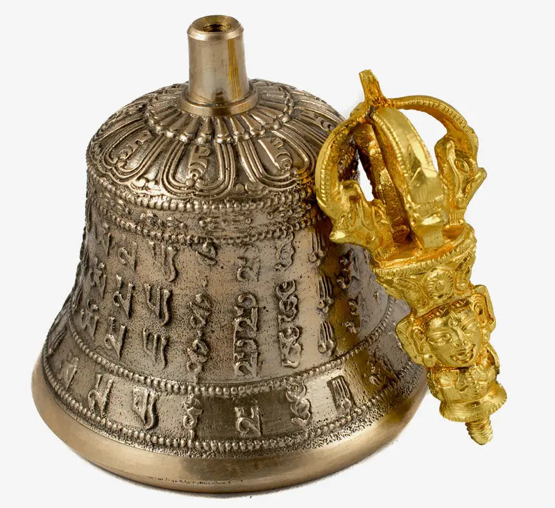 Tibetan Buddhist mantra Bell and Dorje set - Best HimalayaBest Himalaya