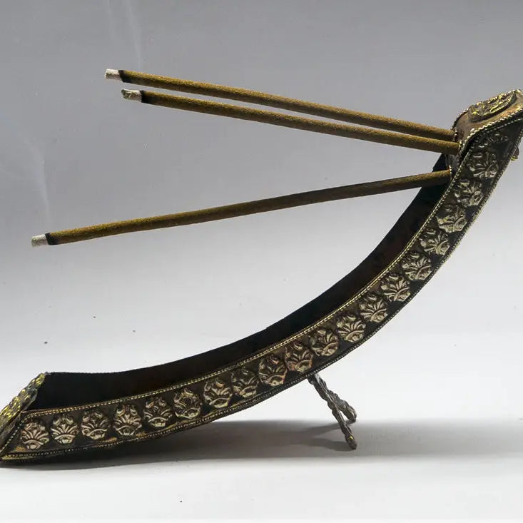 Tibetan Curved potala Incense burner - Best HimalayaBest Himalaya
