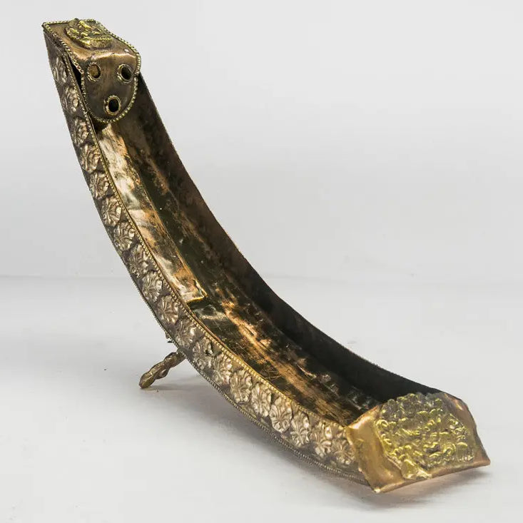 Tibetan Curved potala Incense burner - Best HimalayaBest Himalaya