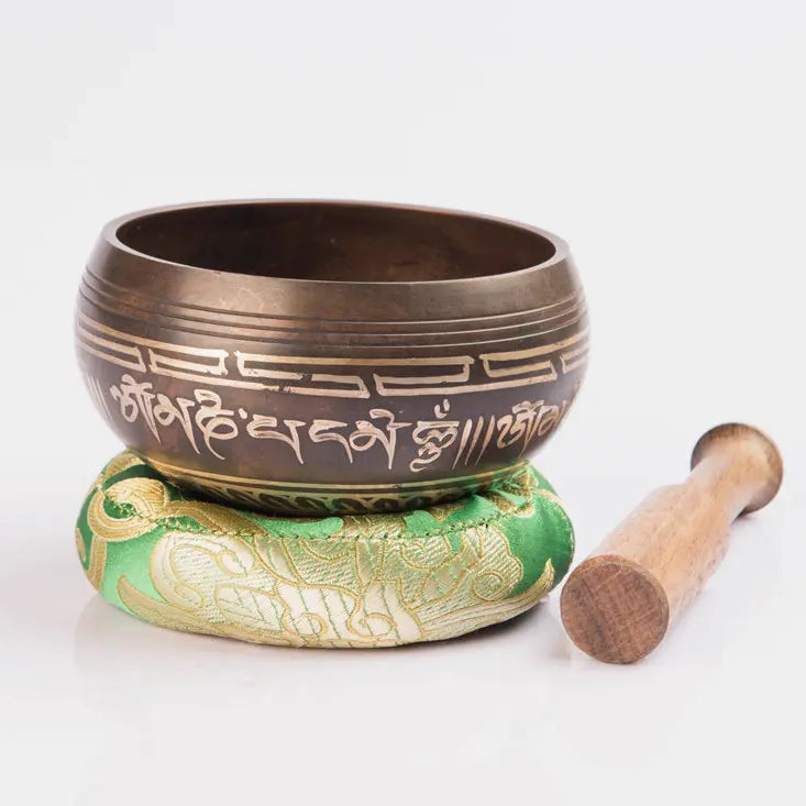 Tibetan Endless Knot Etched Mantra Singing Bowl - Best HimalayaBest Himalaya
