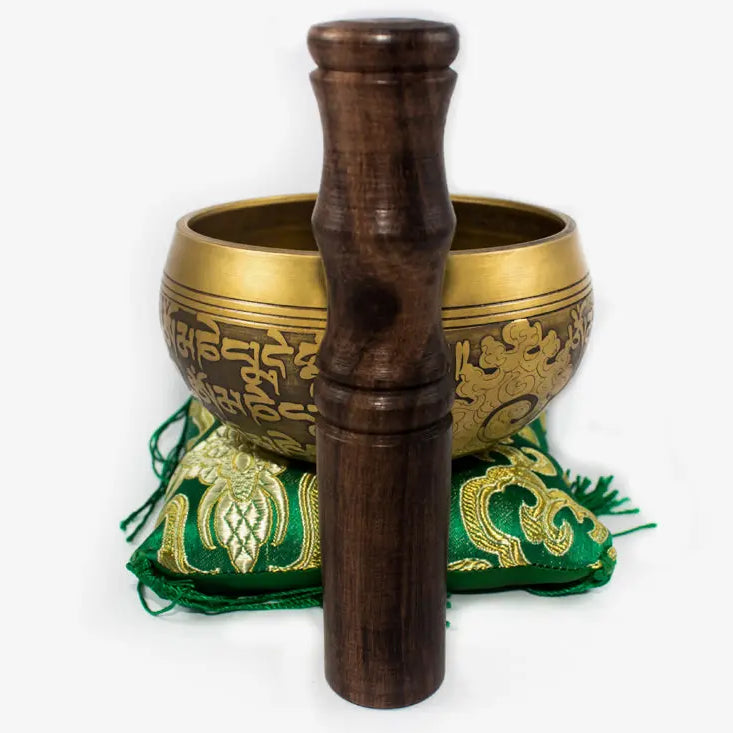 Tibetan Handmade Mantra Etching and Carving Singing Bowl for Meditation - Best HimalayaBest Himalaya