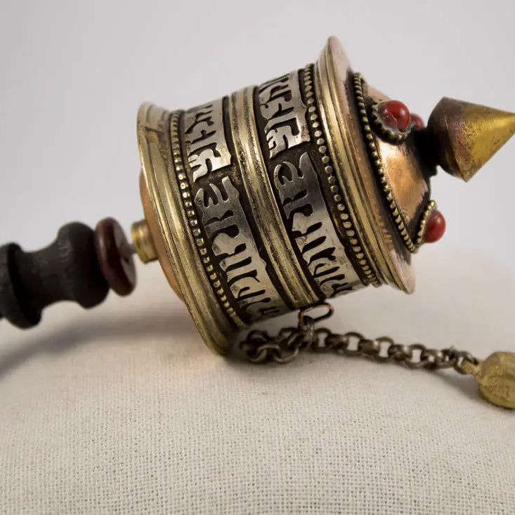 Tibetan Om Mani Small Prayer Wheel - Best HimalayaBest Himalaya