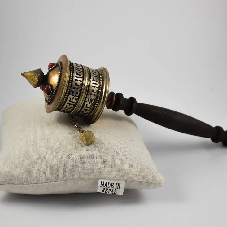 Tibetan Om Mani Small Prayer Wheel - Best HimalayaBest Himalaya