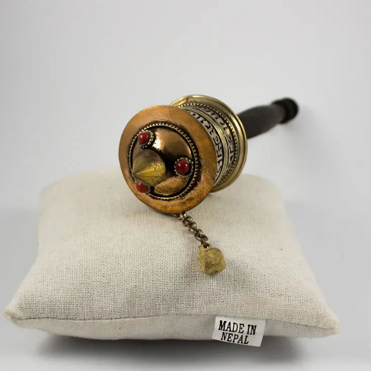 Tibetan Om Mani Small Prayer Wheel - Best HimalayaBest Himalaya