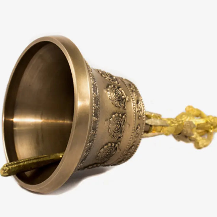 Tibetan dharma object bell and bajra set - Best HimalayaBest Himalaya