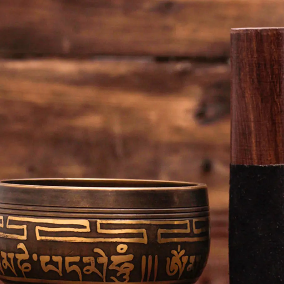 Tibetan mantra bowl With Bowl Pillow - Best HimalayaBest Himalaya