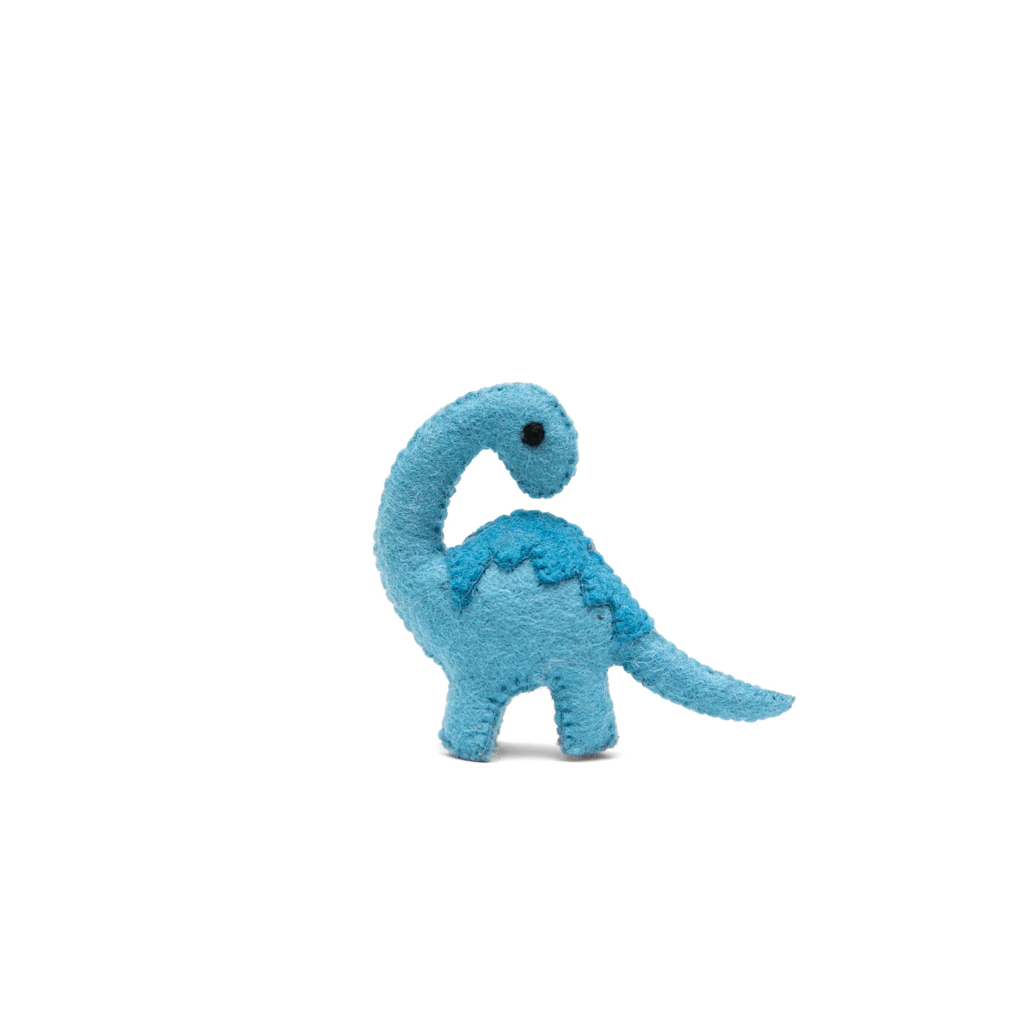 Vibrant Blue Dinosaur Felt Toy - Best HimalayaBest Himalaya