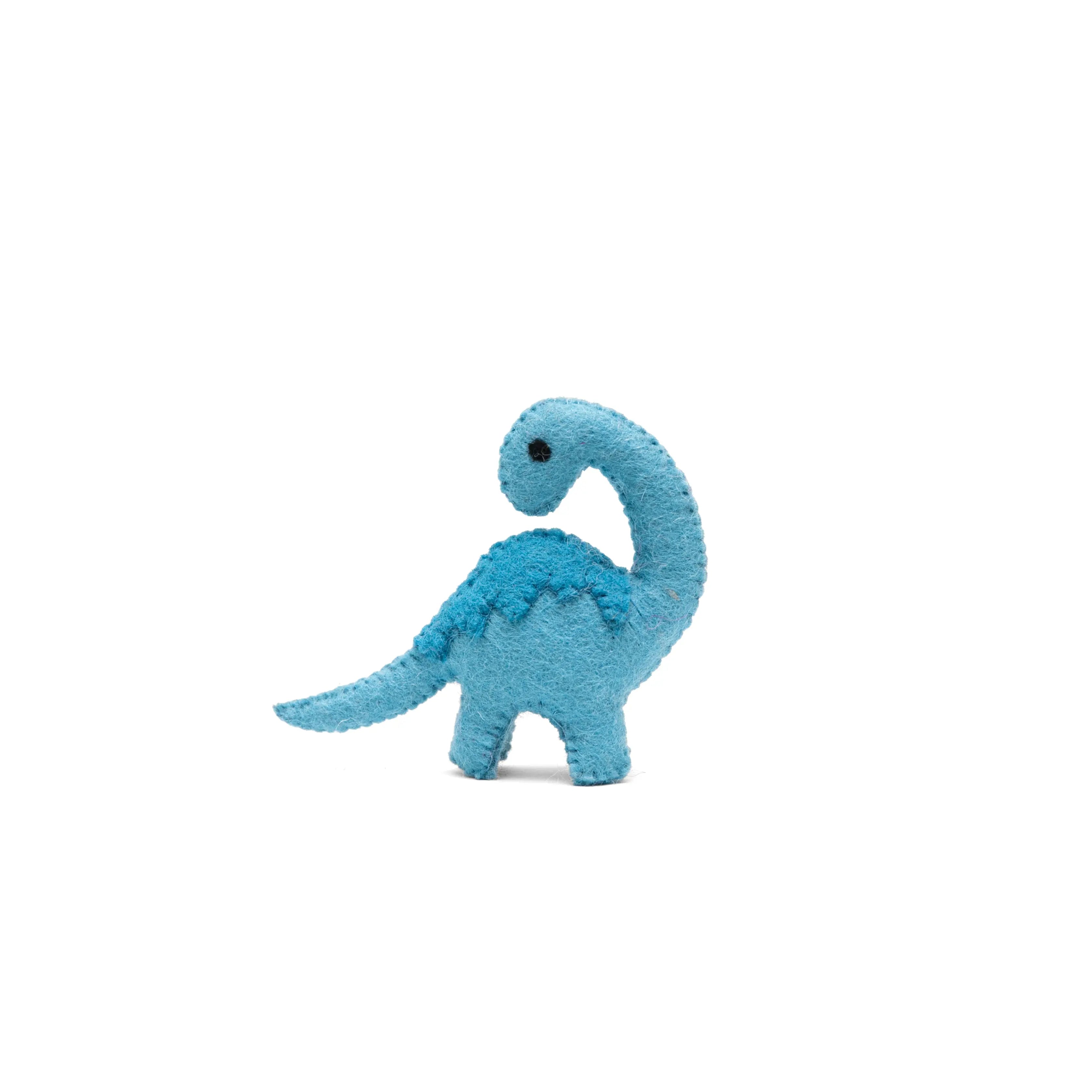 Vibrant Blue Dinosaur Felt Toy - Best HimalayaBest Himalaya