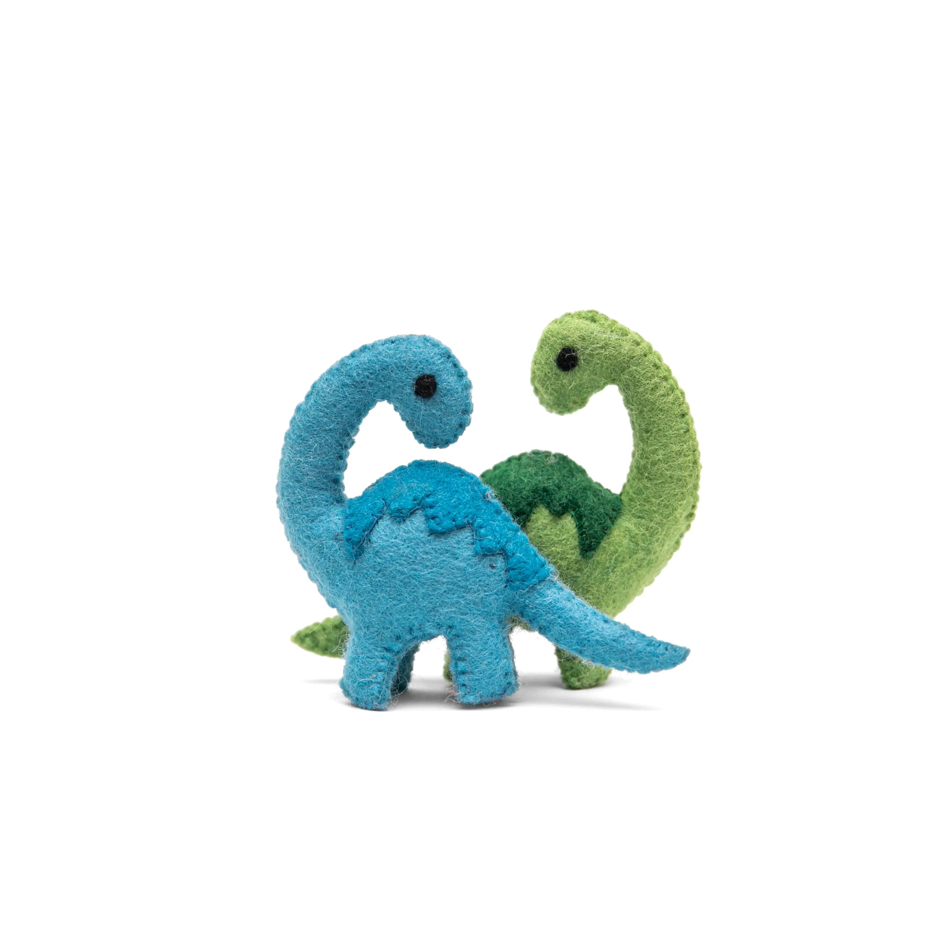 Vibrant Blue Dinosaur Felt Toy - Best HimalayaBest Himalaya