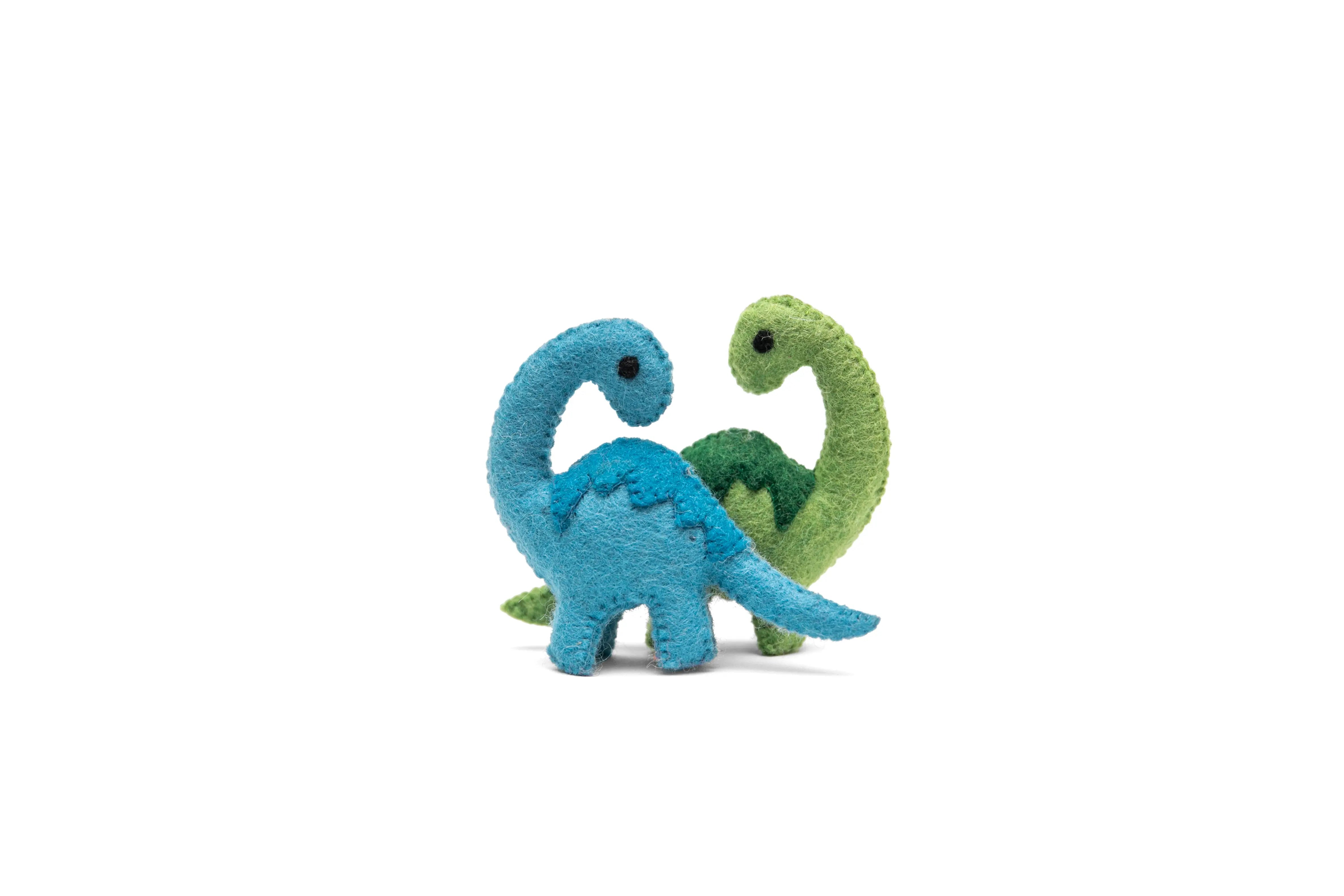 Vibrant Blue Dinosaur Felt Toy - Best HimalayaBest Himalaya