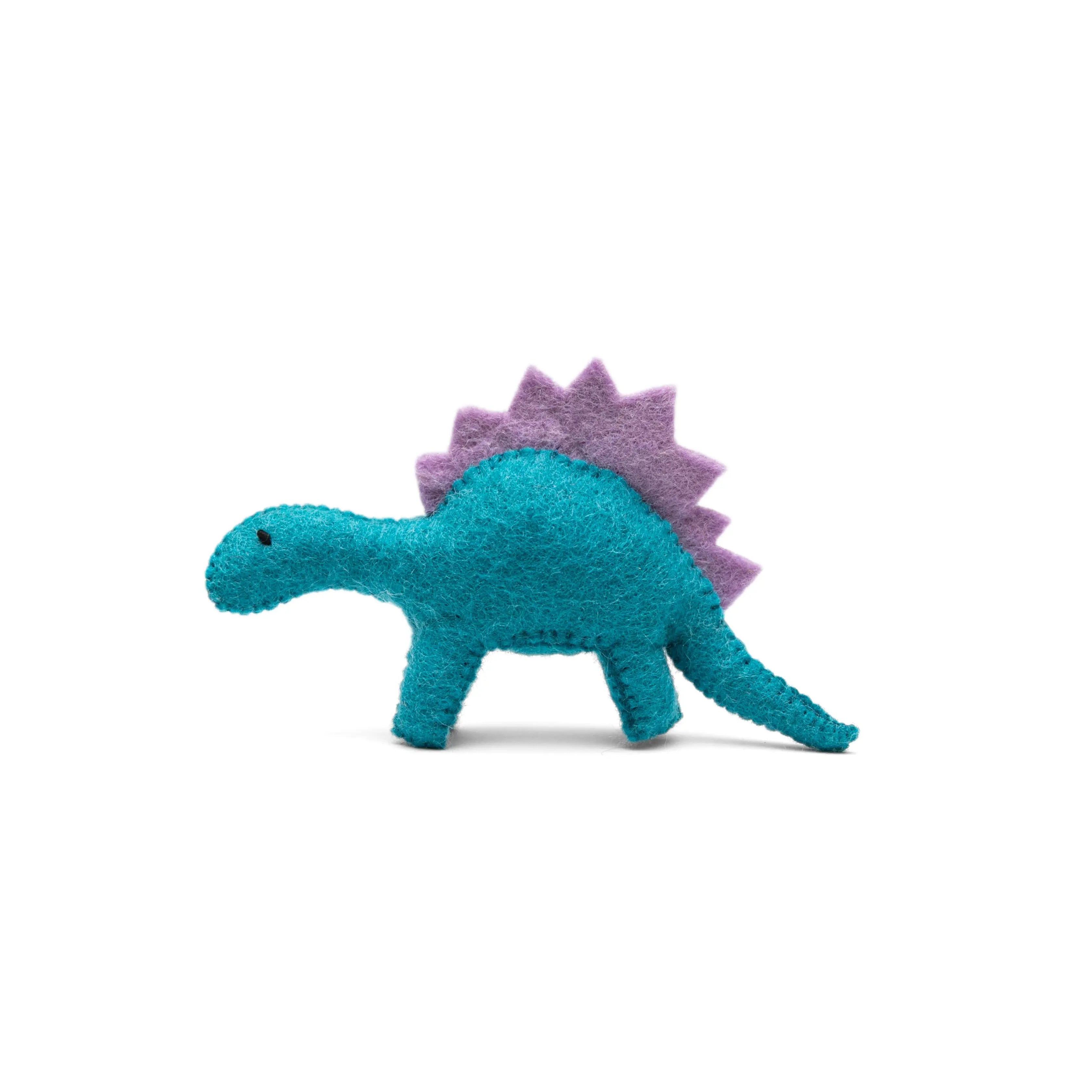 Vibrant Blue Dinosaur Felt Toy - Best HimalayaBest Himalaya