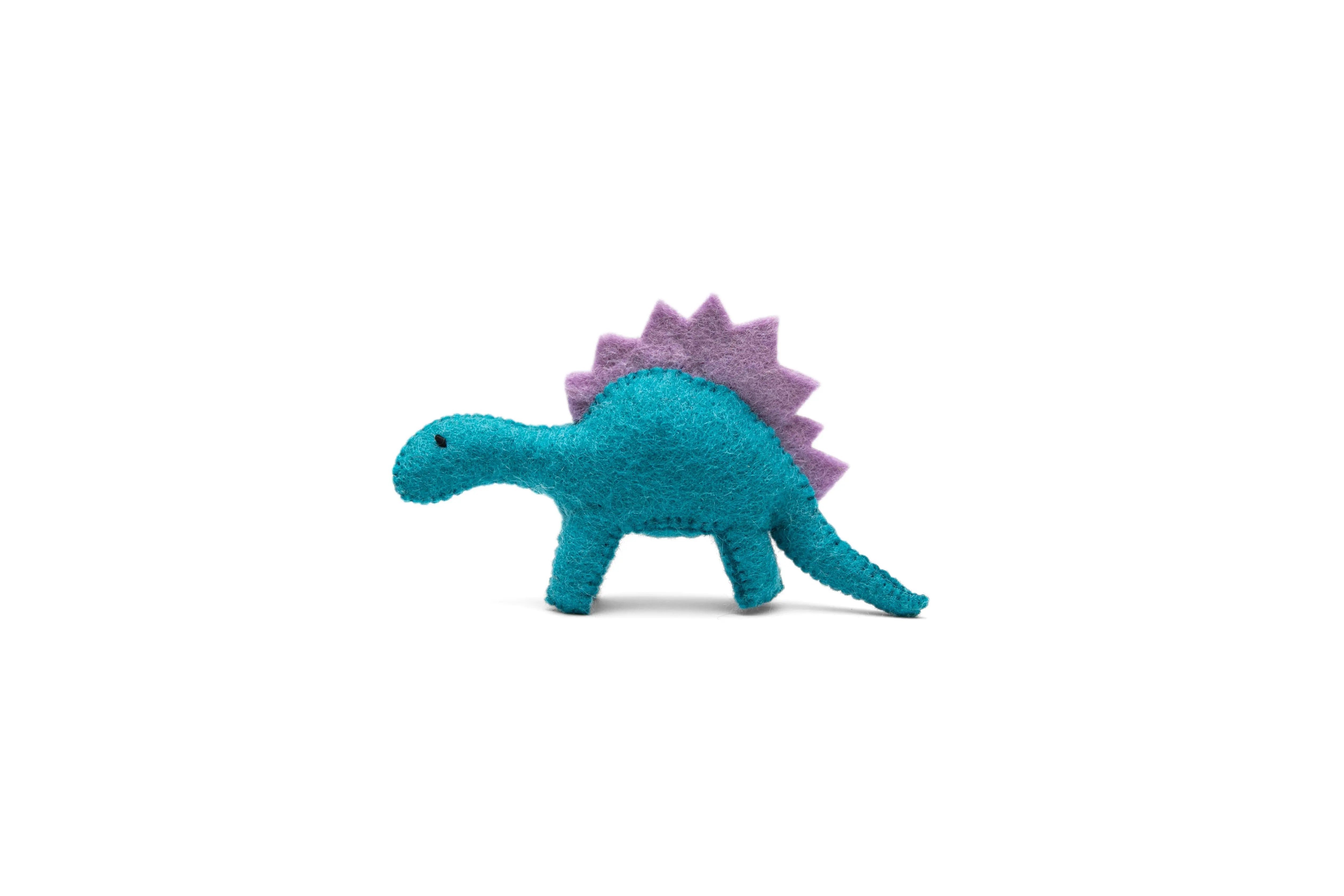 Vibrant Blue Dinosaur Felt Toy - Best HimalayaBest Himalaya
