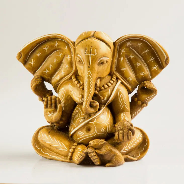 White Ganesh Statue Resin - Best Himalaya