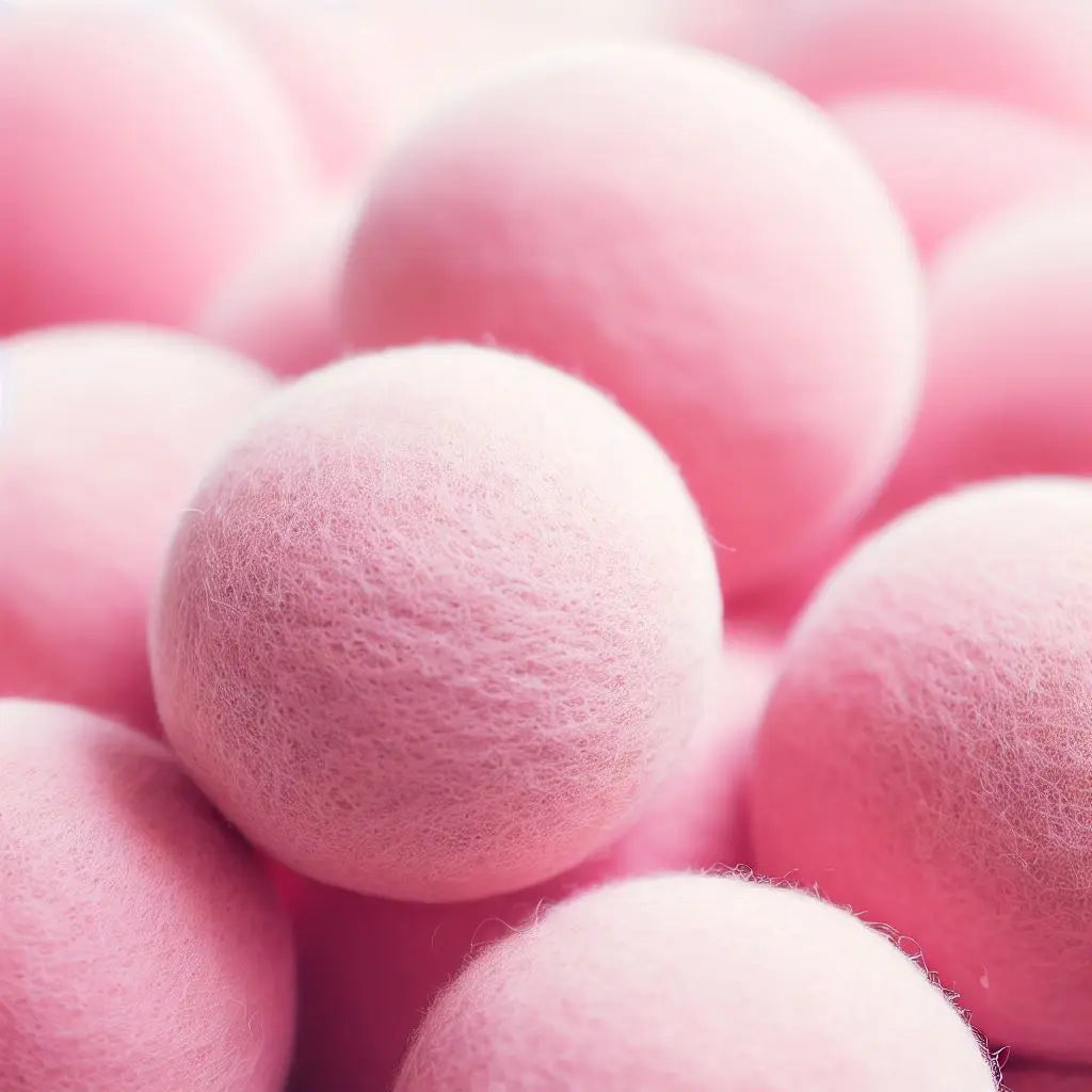 Wool Felt Pink Color Balls Different Size & Color Options Available - Best HimalayaBest Himalaya