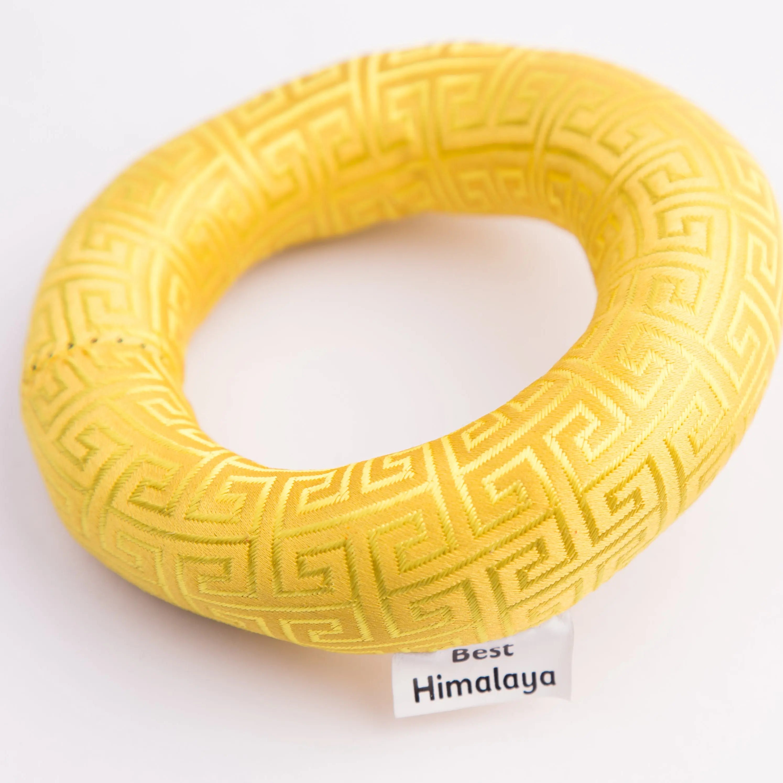 Yellow Colored Singing Bowl Ring Cushion - Best HimalayaBest Himalaya