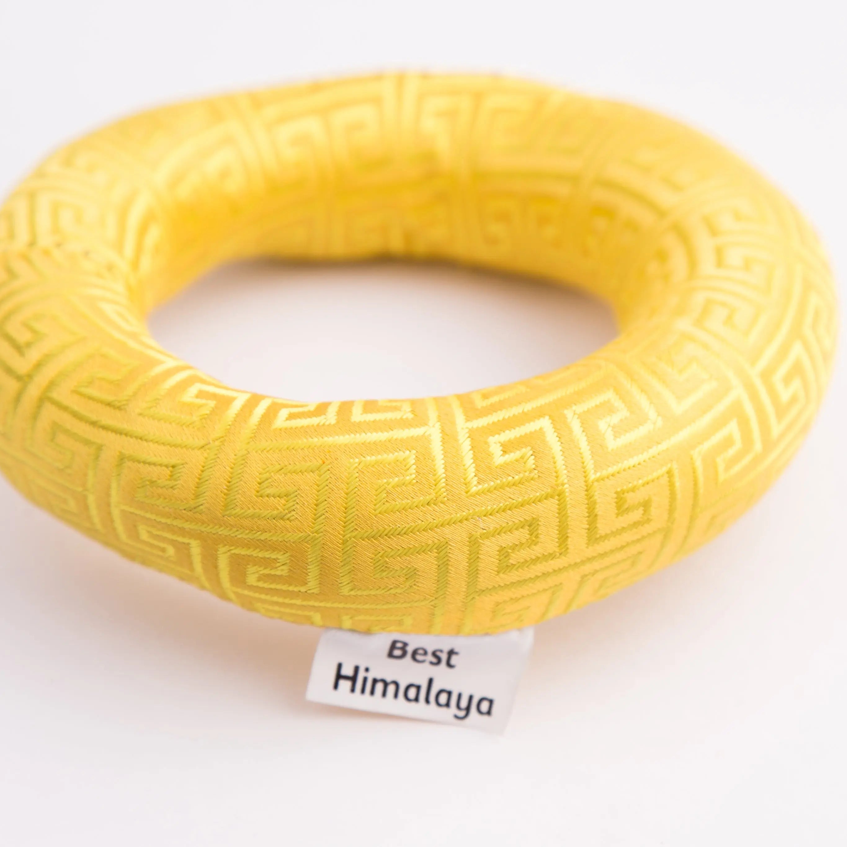 Yellow Colored Singing Bowl Ring Cushion - Best HimalayaBest Himalaya