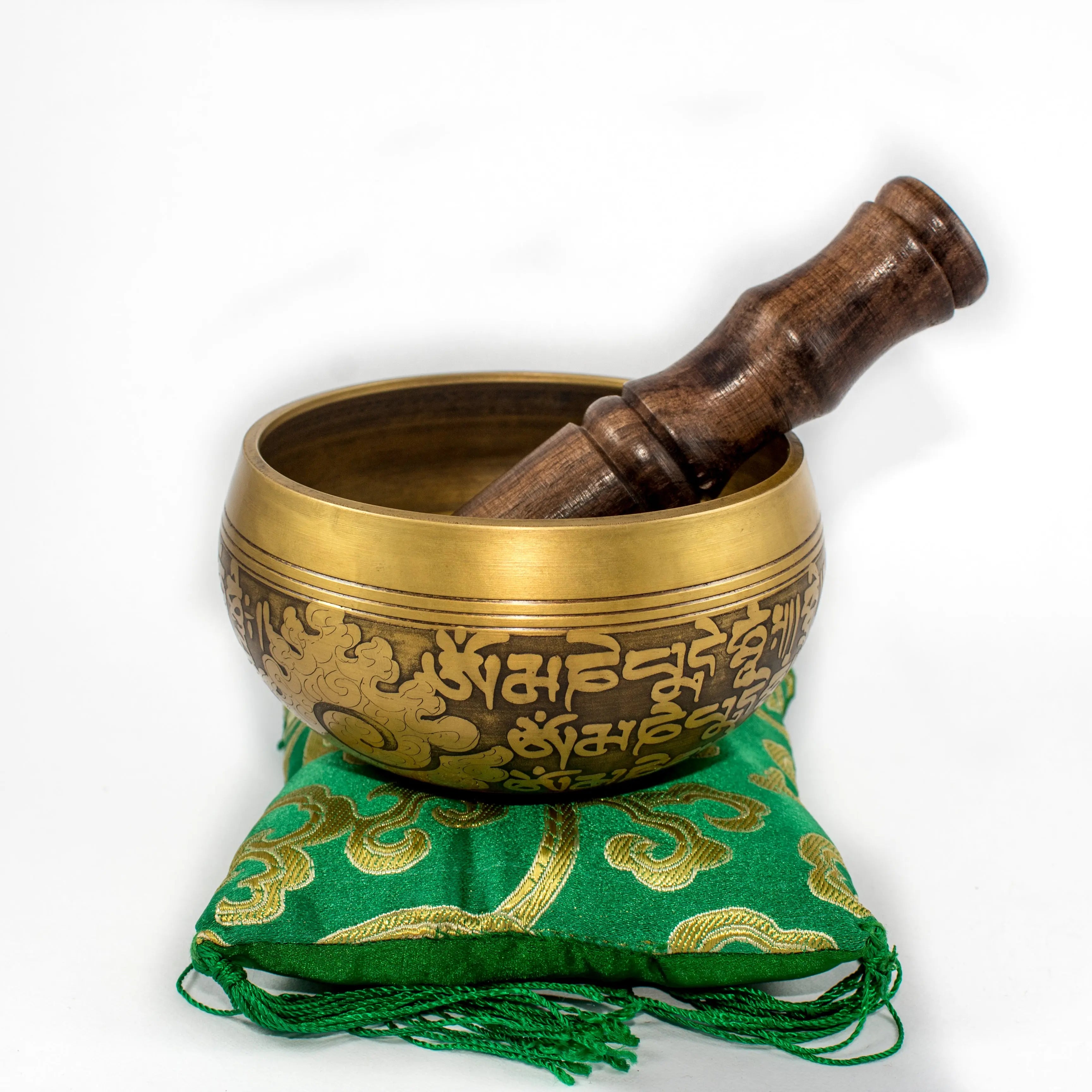 Yoga Chakra Singing Bowl Tibetan Buddhist Brass Medtation ~Healing ~Hammered - Best Himalaya