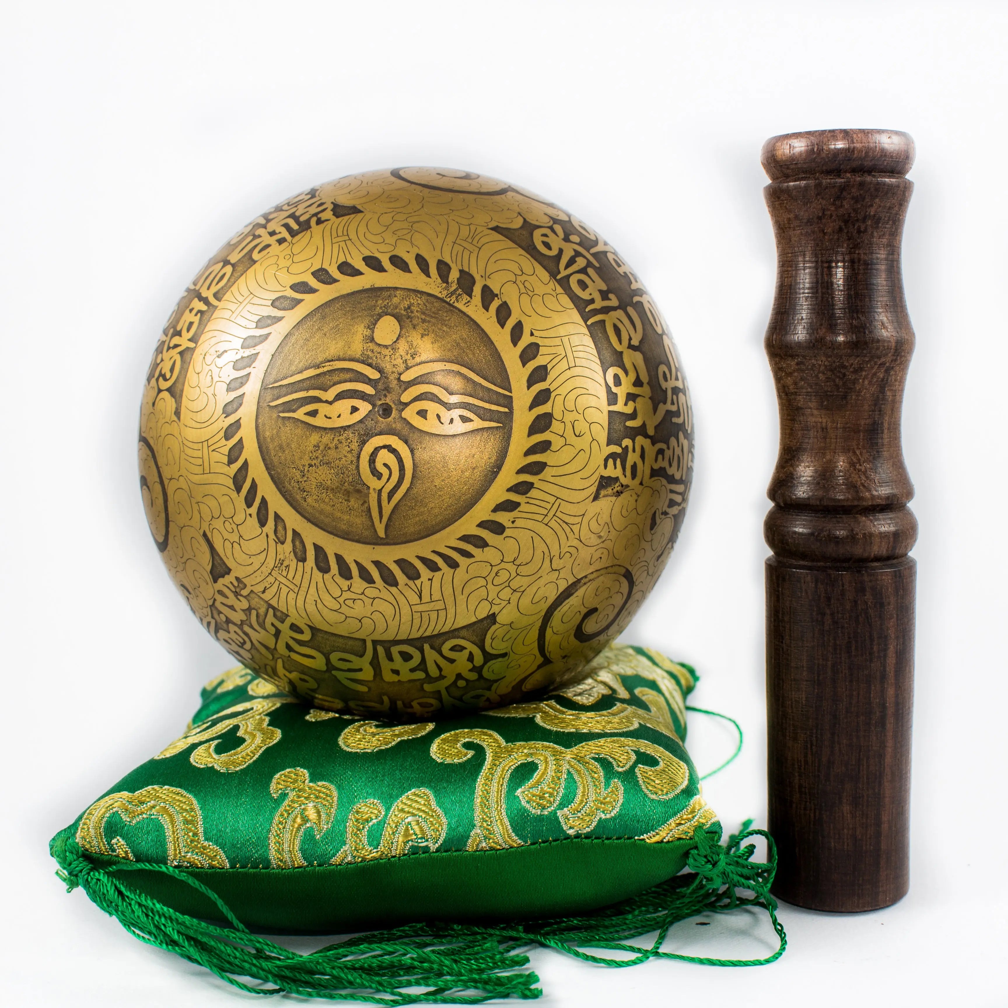 Yoga Chakra Singing Bowl Tibetan Buddhist Brass Medtation ~Healing ~Hammered - Best Himalaya