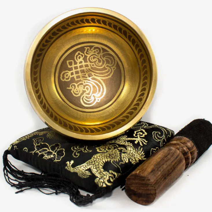 Yoga Meditation Singing Bowl Set with Mallet and Cushion - Best HimalayaBest Himalaya