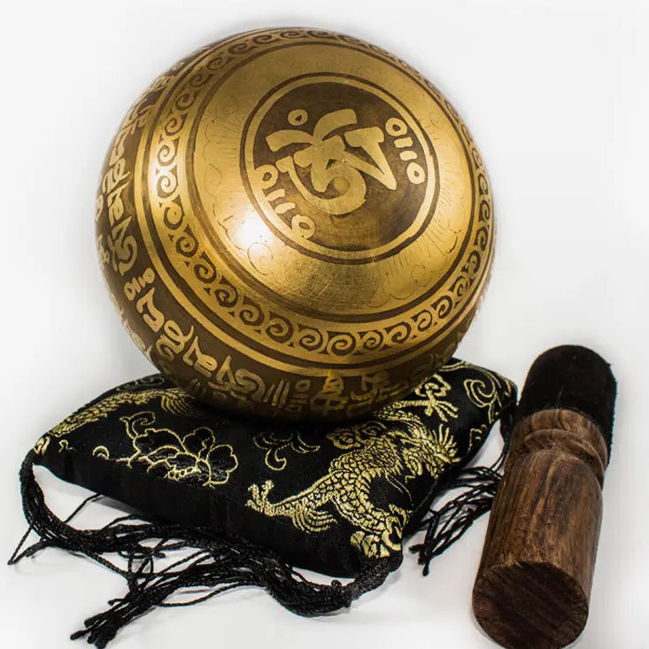 Yoga Meditation Singing Bowl Set with Mallet and Cushion - Best HimalayaBest Himalaya