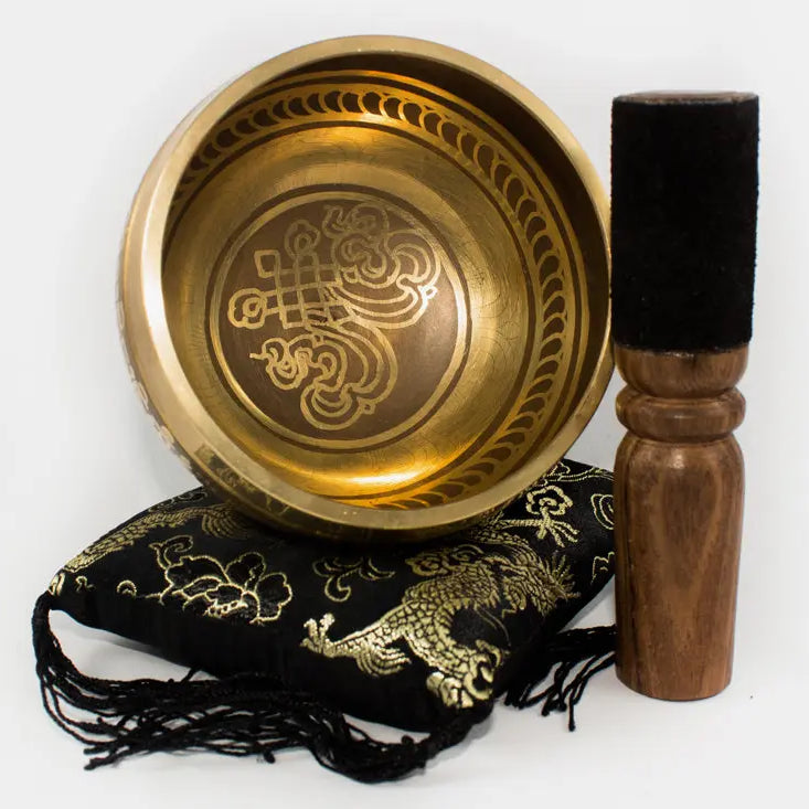 Yoga Meditation Singing Bowl Set with Mallet and Cushion - Best HimalayaBest Himalaya