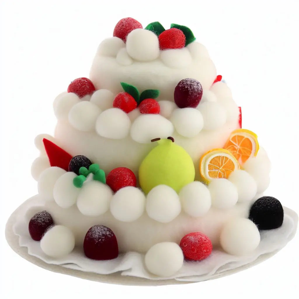 Decoration with Snowy White Felt Cakes: The Perfect Touch for Christmas and Halloween - Best Himalaya