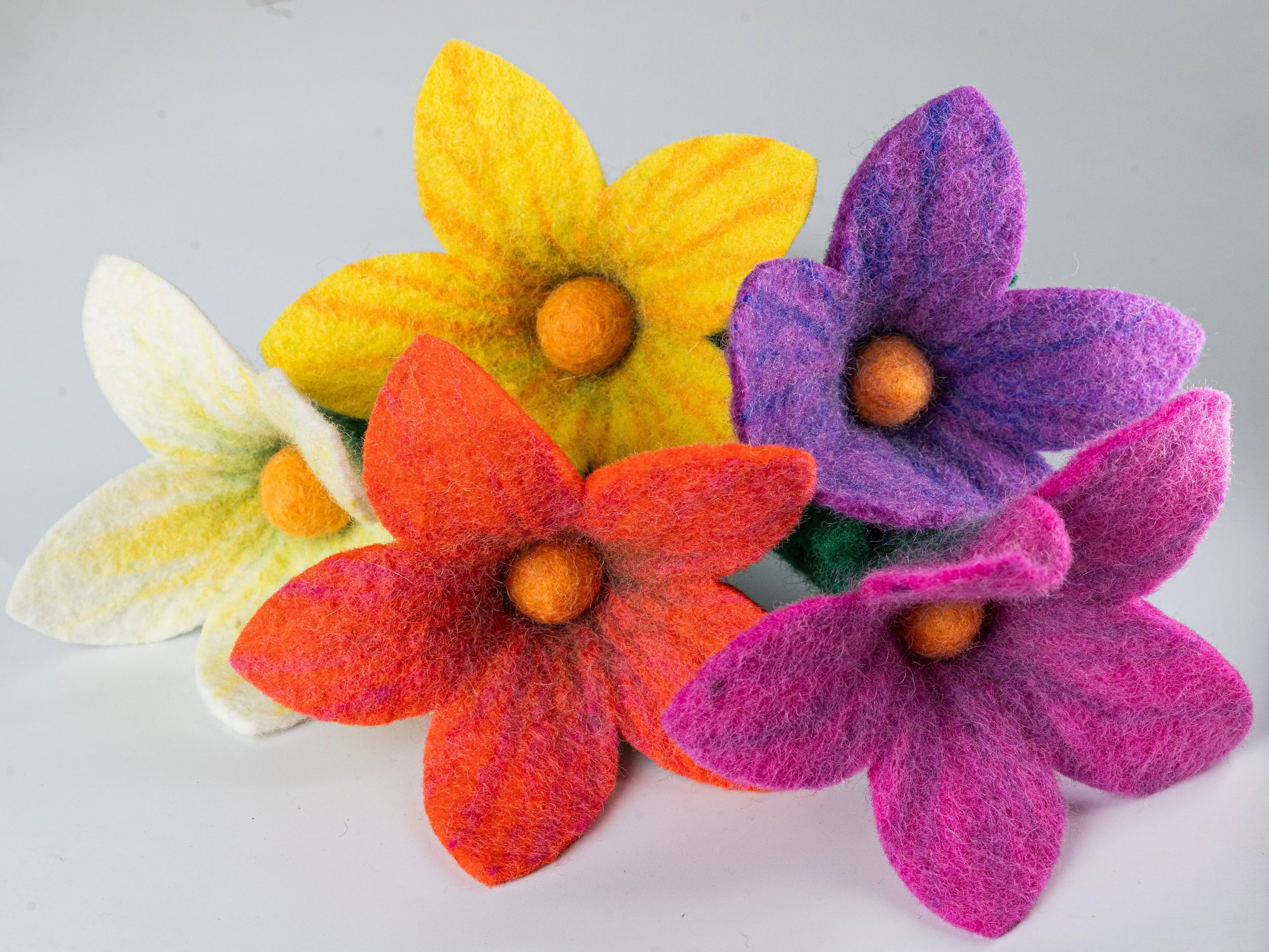 Discover Exquisite Felt Flowers Wholesale for All Your Holiday Decor Needs from Nepal - Best Himalaya