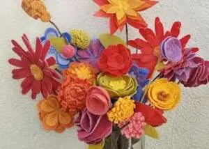 Felt Flowers Wholesale from Nepal