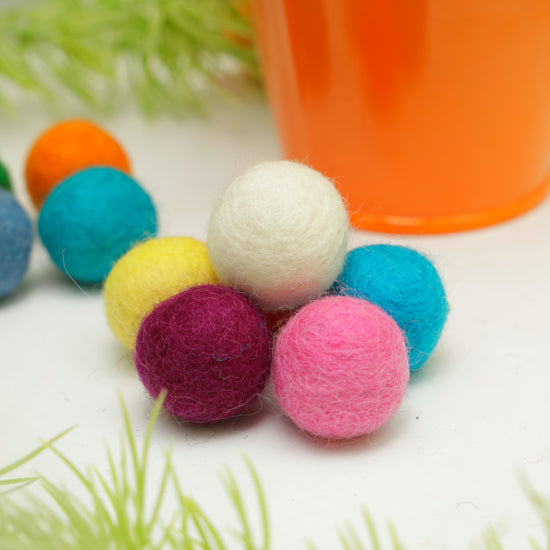 Explore the Creative Possibilities of 2 cm Felted Balls: Adding Charm and Color to Your Projects