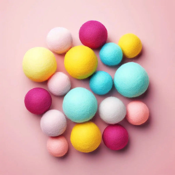 How are felt balls made ?