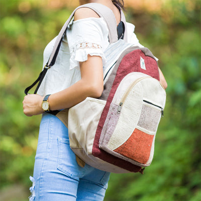 Handmade Beautiful Design Hemp Backpack & Cotton Bags