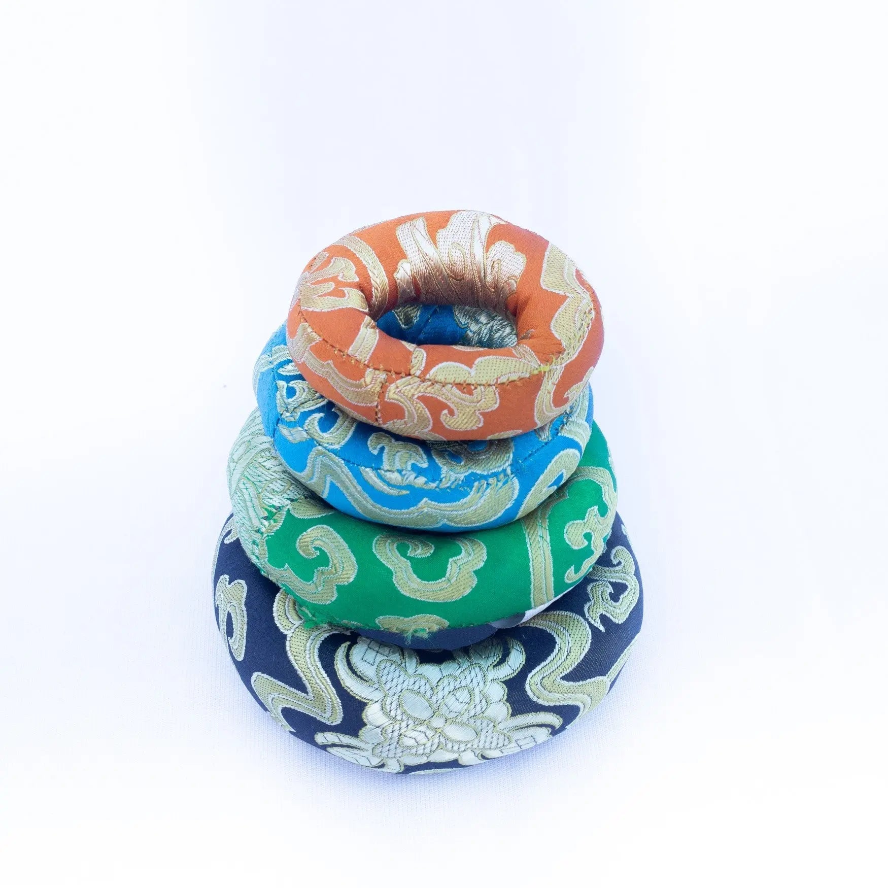 Singing Bowl Cushion: Vibration Absorption & Stand - Best Himalaya