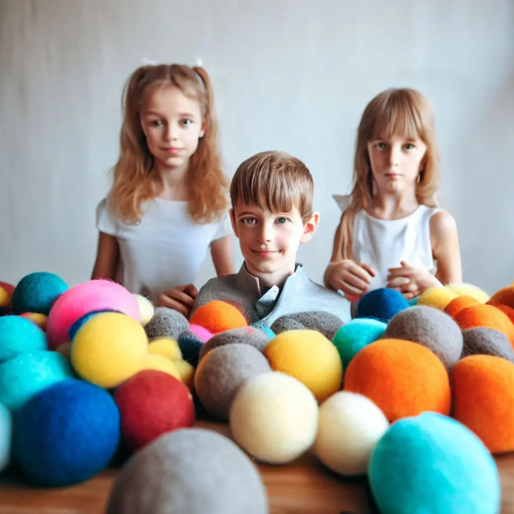 Wholesale Organic 2 cm Felt Balls: Ecofriendly, Cruelty-Free, ISO 14001:2015 Certified - Best Himalaya