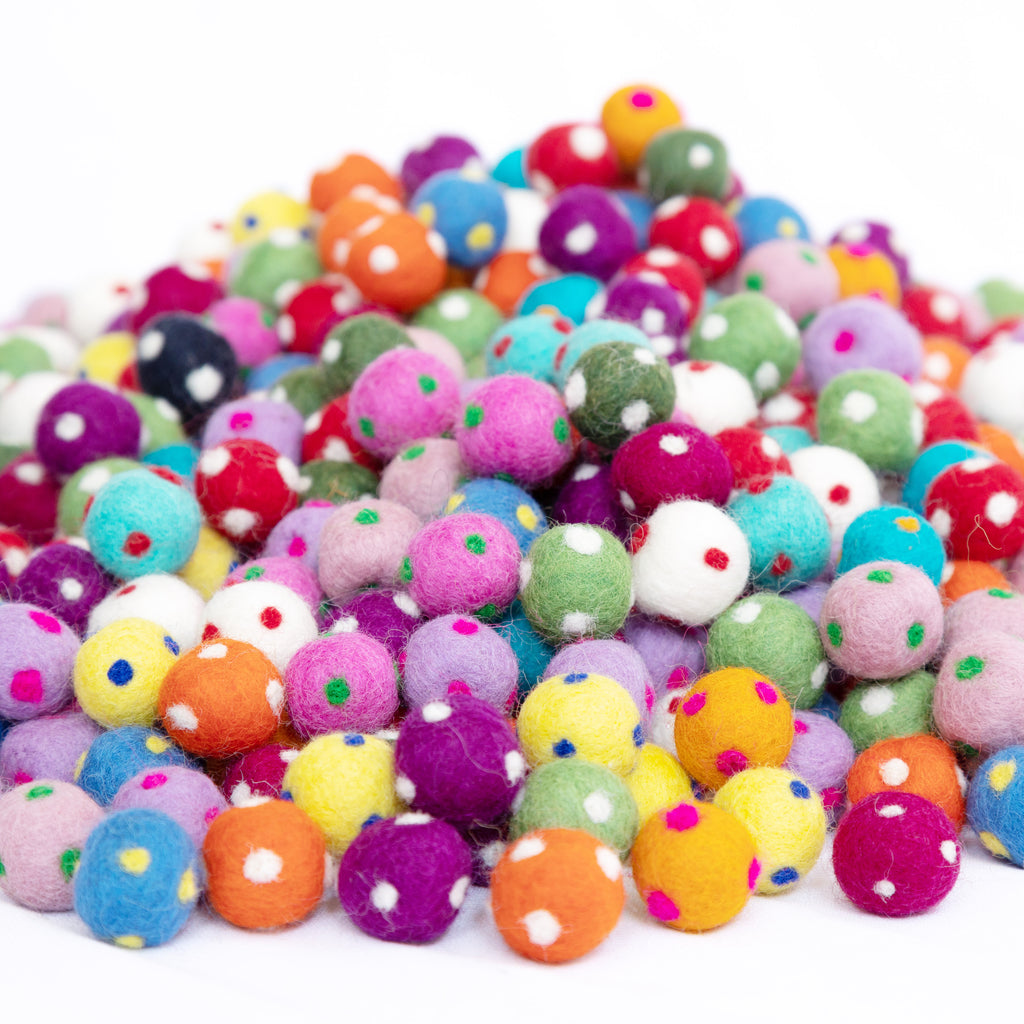 Felt Balls from Nepal: A Colorful Craft Tradition