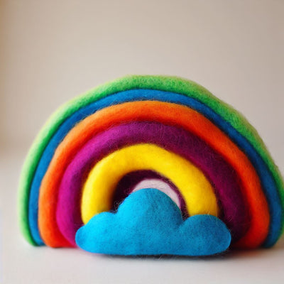 The Colorful World of Felt Wool Rainbow Benefits
