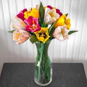 Felt Tulip Flowers Wholesale from Nepal: A Blossoming Haven of Craftsmanship and Beauty