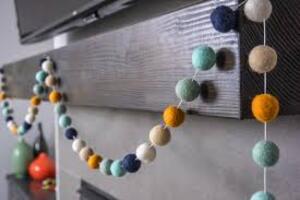 Felt Ball DIY for Home Decor