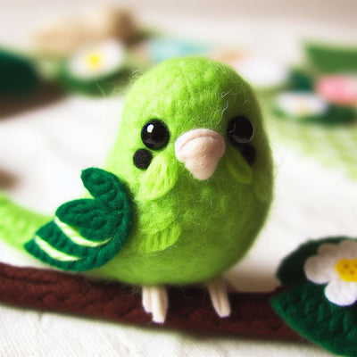 Crafting Felt Wool Budgerigars: Unique Home Decor and Personalized Gifts
