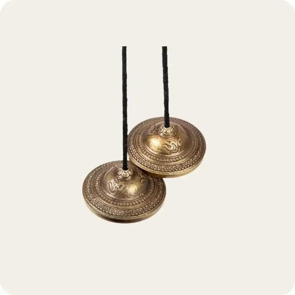 Tingsha Cymbals - Traditional Tibetan Meditation Instrument.