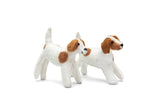 "Discover Joy with our Jack Russell Terrier Dog Felt Toy - Handcrafted Cuteness - Retail"