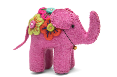 Discover Joy: Felt Pink Elephant Toys for Imaginative Play