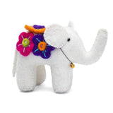 Wool Felt White Elephant Animal Toys - Your Gateway to Imagination | Best Himalaya