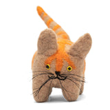 Discover Endless Fun with Our Wool Felted Cat  Animal Toy  | Safe and Engaging