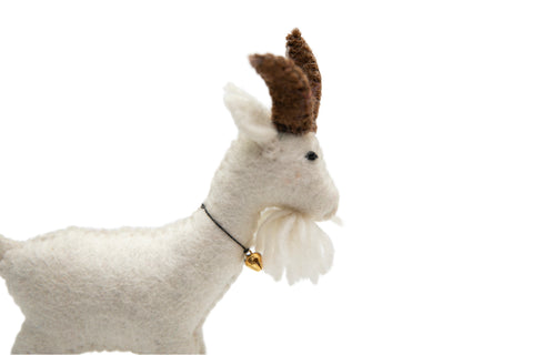 Experience Bliss with Our Felt Goat Plush Toy - Perfect Gift for Kids and Adults