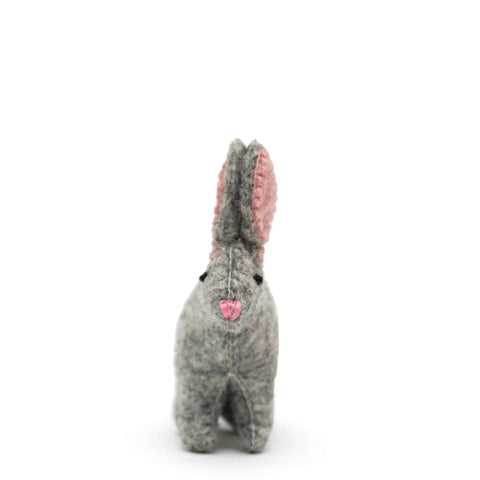 Whimsical Felt Rabbit Toy for Playful Adventures