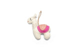 Handcrafted Llama Felt Toy: Pure Delight