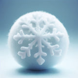 Snow Crystal Needle Felt Snow Flake Balls