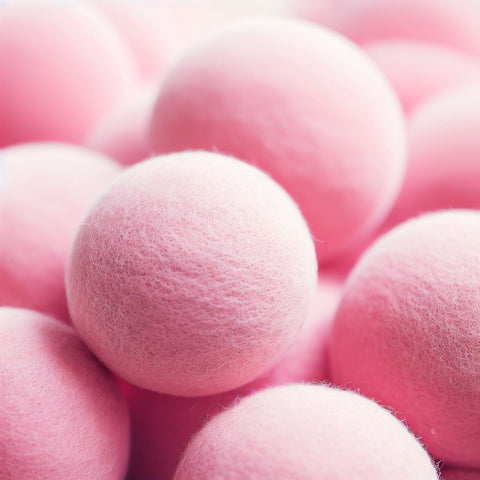 Endless Possibilities with Our 2.5 cm Wool Felt Pink Color Balls