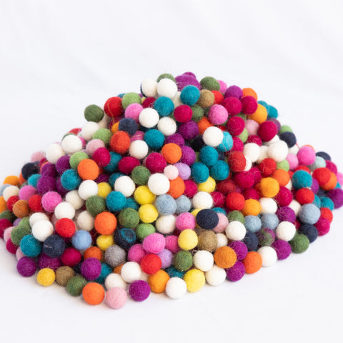 Crafting Magic: Explore 2cm Felt Balls for Vibrant DIY Projects