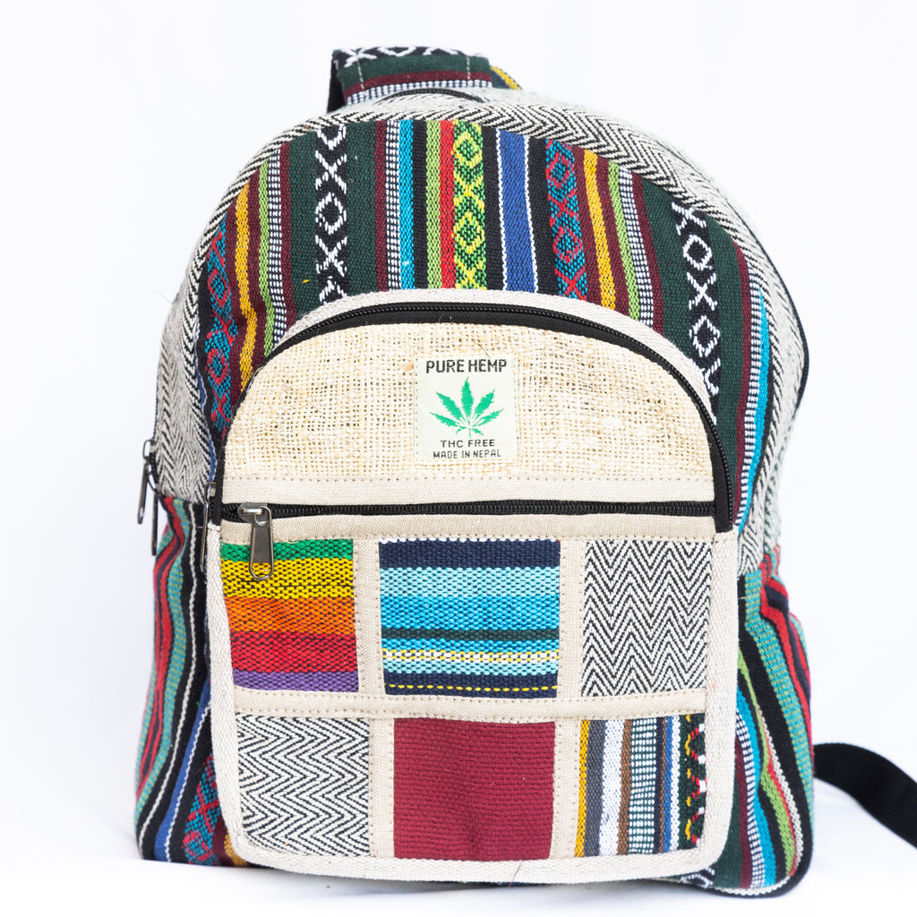 Versatile Hemp Travel Backpack: Spacious, Eco-Friendly, and Ideal for On-the-Go Adventures